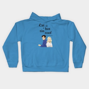 Cat On A Hot Tin Roof Theatre Illustration Kids Hoodie